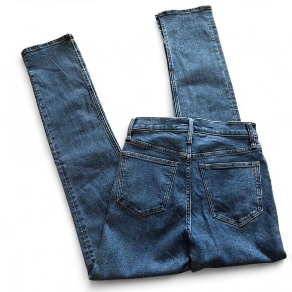 Madewell Stovepipe Jeans Slit-Hem Edition Size 25 - Picture 2 of 9